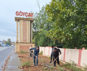 Göyçay rayonunda təmizlik aksiyası keçirilib