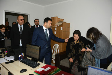 Rayon İcra Hakimiyyətinin başçısı Orxan Mürsəlov “Göyçay rayon Mərkəzi Xəstəxanası” publik hüquqi şəxsində  və Göyçay Təcili Təxirəsalınmaz Tibbi Yardım Stansiyasında olub