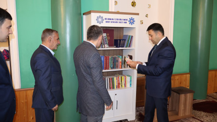 Göyçay Rayon İcra Hakimiyyətinin başçısı Orxan Mürsəlov “Əbülfəzlil Abbas” və “Mərkəz” məscidlərində olub