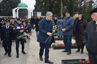 Göyçay rayonunda 20 Yanvar faciəsi qurbanlarının xatirəsi anılıb