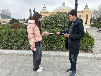 Göyçayda məişət zorakılığı ilə bağlı sorğu keçirilib
