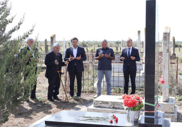Göyçayda torpaqlarımızın azadlığı uğrunda canından keçən şəhidlərin məzarları ziyarət olunub