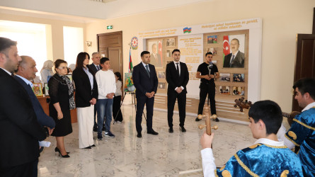 15 aprel - Beynəlxalq Mədəniyyət Günü münasibətilə rayon mədəniyyət işçilərinin təşkilatçılığı ilə tədbir keçirilib