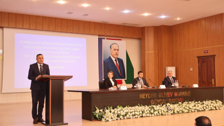 Göyçayda Azərbaycan Respublikasının Prezidenti, Yeni Azərbaycan Partiyasının sədri cənab İlham Əliyevin partiyanın VIII Qurultayındakı nitqindən irəli gələn vəzifələrə dair müşavirə keçirilib