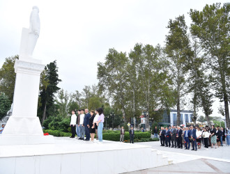 Göyçayda ali məktəbələrə qəbul olunmuş tələbələrlə görüş keçirildi