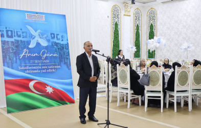 Göyçay Rayon İcra Hakimiyyəti tərəfindən 27 Sentyabr – Anım Günü ilə əlaqədar ehsan süfrəsi təşkil olunub
