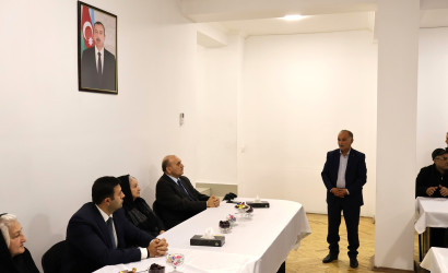 Rayon İcra Hakimiyyətinin başçısı Orxan Mürsəlov şəhid ailələri ilə görüşüb