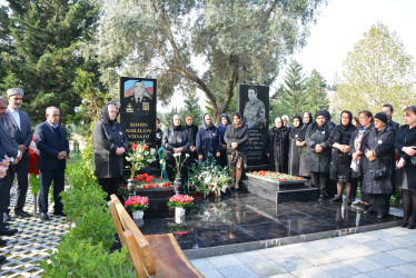 44 günlük Vətən müharibəsində şəhid olmuş polkovnik-leytenant Vidadi Xəlilovun dördüncü ildönümü qeyd olunub