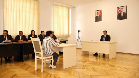 Göyçay Rayon İcra Hakimiyyətinin başçısı Orxan Mürsəlov növbəti vətəndaş qəbulu keçirib