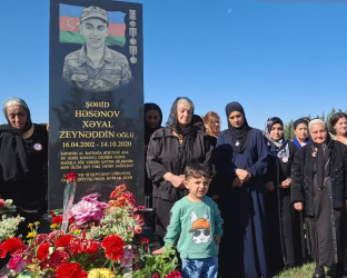 Vətən müharibəsi şəhidi Xəyal Həsənovun beşinci ildönümü qeyd edilib