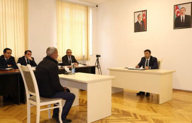 Göyçay Rayon İcra Hakimiyyətinin başçısı Orxan Mürsəlov növbəti vətəndaş qəbulu keçirib