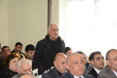 Rayon İcra Hakimiyyətinin başçısı Orxan Mürsəlov Kürdşaban kənd sakinləri ilə səyyar qəbul keçirib