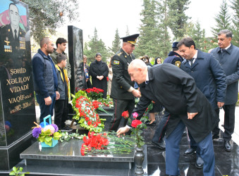 Göyçayda şəhid polkovnik Babək Səmidlinin üçüncü ildönümü qeyd olundu