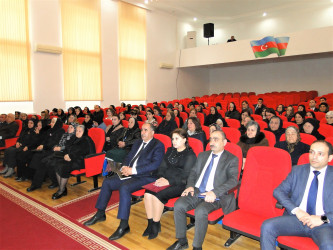 Göyçayda 8 mart - Beynəlxalq Qadınlar günü münasibətilə şəhid anaları və şəhidlərin həyat yoldaşlarının iştirakı ilə tədbir keçirildi