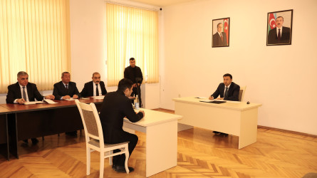 Rayon İcra Hakimiyyətinin başçısı Orxan Mürsəlov növbəti vətəndaş qəbulu keçirib