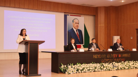 Göyçayda Azərbaycan Respublikasının Prezidenti, Yeni Azərbaycan Partiyasının sədri cənab İlham Əliyevin partiyanın VIII Qurultayındakı nitqindən irəli gələn vəzifələrə dair müşavirə keçirilib