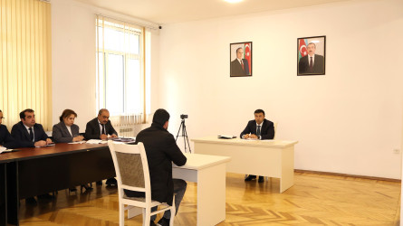 Göyçay Rayon İcra Hakimiyyətinin başçısı Orxan Mürsəlov növbəti vətəndaş qəbulu keçirib