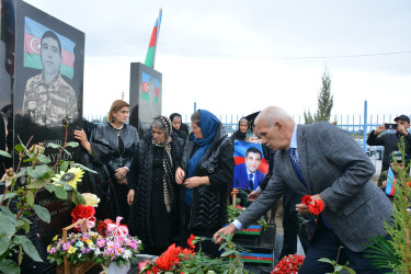 Göyçay rayonunda 44 günlük Vətən müharibəsində şəhid olanların dördüncü ildönümü qeyd edilib