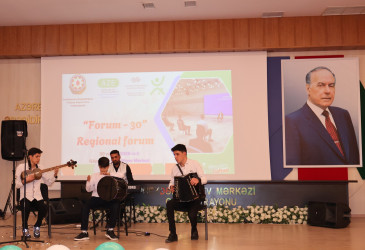 Göyçay Rayon Heydər Əliyev Mərkəzində “2 fevral – Azərbaycan Gəncləri Günü” münasibətilə “Forum-30” adlı regional tədbir keçirilib