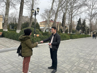 Göyçayda məişət zorakılığı ilə bağlı sorğu keçirilib