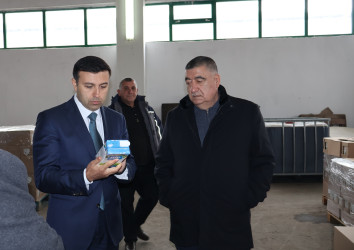 Rayon İcra Hakimiyyətinin başçısı Orxan Mürsəlov “Göyçay Süd” ASC-də olub