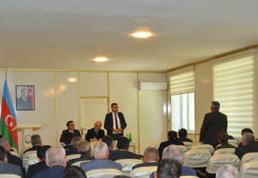 Göyçay rayonunda bitki mənşəli məhsulların ilkin istehsalçıları ilə qida təhlükəsizliyi qeydiyyatı mövzusunda görüş keçirilmişdir