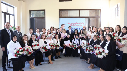 Göyçayda 5 oktyabr - Beynəlxalq Müəllimlər Günü şəhid Elnur Əliyevin evində qeyd olunub