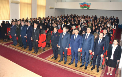 Göyçayda “8 Mart - Beynəlxalq Qadınlar günü” münasibətilə tədbir keçirilib