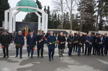 Göyçay rayonunda 20 Yanvar faciəsi qurbanlarının xatirəsi anılıb