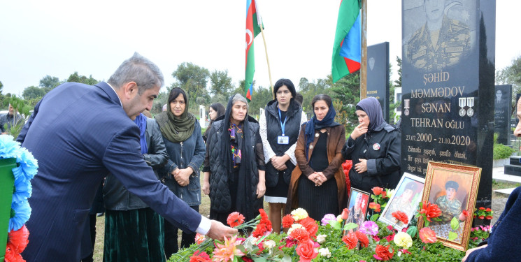 Vətən müharibəsi şəhidi Məmmədov Sənan Tehran oğlunun dördüncü ildönümü qeyd edilib