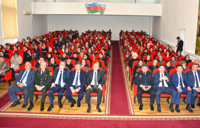 Göyçayda “8 Mart - Beynəlxalq Qadınlar günü” münasibətilə tədbir keçirilib