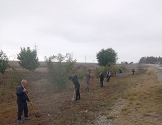 Göyçay rayonunda təmizlik aksiyası keçirilib