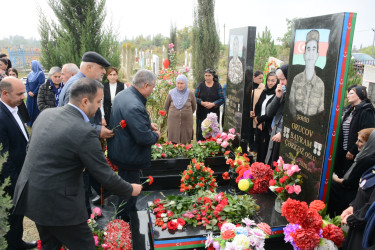 Vətən müharibəsi şəhidi Bayram Orucovun beşinci ildönümü qeyd edilib