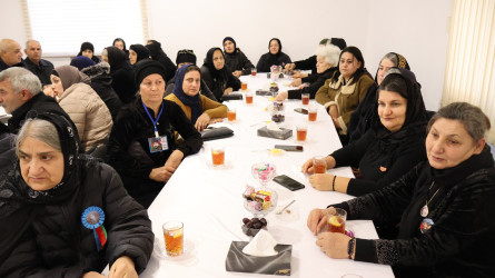 Rayon İcra Hakimiyyətinin başçısı Orxan Mürsəlov şəhid ailələri ilə görüşüb