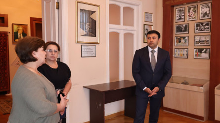 Göyçayda xalq şairi Rəsul Rzanın ev muzeyi ziyarət olunub