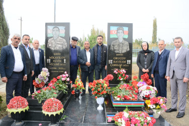 Vətən müharibəsi şəhidi Bayram Orucovun beşinci ildönümü qeyd edilib
