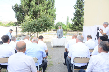 Rayon İcra Hakimiyyəti başçısı Yekəxana kəndində növbəti səyyar qəbul keçirib