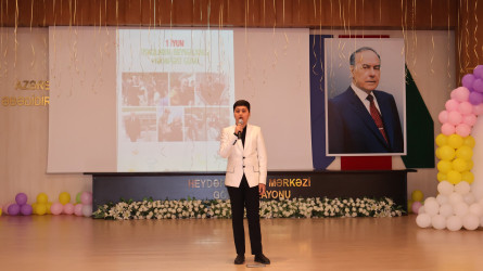 Rayon İcra Hakimiyyətinin başçısı Orxan Mürsəlov 1 İyun - Uşaqların Beynəlxalq Müdafiəsi Günü münasibətilə təşkil edilmiş bayram tədbirində iştirak edib