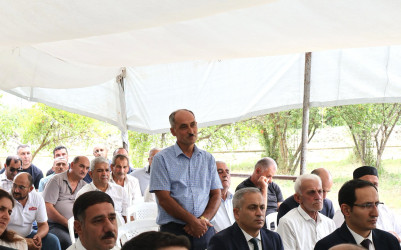 Göyçay Rayon İcra Hakimiyyətinin başçısı Orxan Mürsəlov Xəlitli kəndində səyyar qəbul keçirib