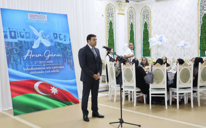 Göyçay Rayon İcra Hakimiyyəti tərəfindən 27 Sentyabr – Anım Günü ilə əlaqədar ehsan süfrəsi təşkil olunub