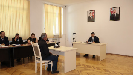 Göyçay Rayon İcra Hakimiyyətinin başçısı Orxan Mürsəlov növbəti vətəndaş qəbulu keçirib