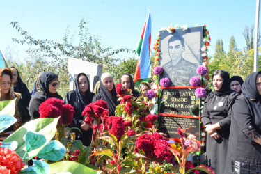 Vətən müharibəsi şəhidi Abdullayev Səməd Sədiyar oğlunun dördüncü ildönümü qeyd edilib