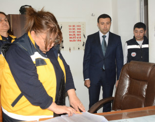 Rayon İcra Hakimiyyətinin başçısı Orxan Mürsəlov “Göyçay rayon Mərkəzi Xəstəxanası” publik hüquqi şəxsində  və Göyçay Təcili Təxirəsalınmaz Tibbi Yardım Stansiyasında olub