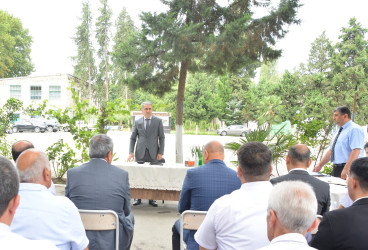 Rayonun Birinci Ərəbəcbirli kəndində vətəndaşlarla növbəti səyyar qəbul keçirilib
