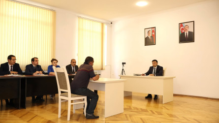 Göyçay Rayon İcra Hakimiyyətinin başçısı Orxan Mürsəlov növbəti vətəndaş qəbulu keçirib