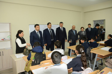 Rayon İcra Hakimiyyətinin başçısı Orxan Mürsəlov Qarabaqqal kənd tam orta məktəbində müəllim və şagirdlərlə görüşüb, tədrisin təşkili ilə maraqlanıb