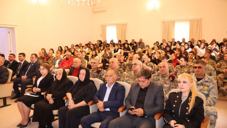 Göyçayda Azərbaycanın Milli Qəhrəmanı Yuri Kovalyovun xatirəsinə həsr edilmiş tədbir keçirilib
