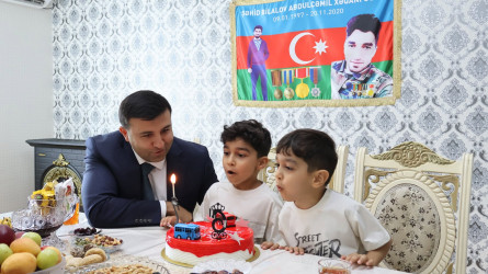 Göyçay Rayon İcra Hakimiyyətinin başçısı Orxan Mürsəlov şəhid Abdulcəmil Bilalovun övladları Mustafa və Ahmedi doğum günü münasibətilə təbrik edib