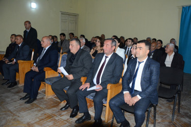 Göyçay rayonunun Qızılağac kəndində sakinlərlə növbəti səyyar qəbul keçirilib