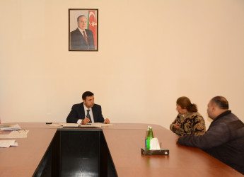 Rayon İcra Hakimiyyətinin başçısı Orxan Mürsəlov növbəti vətəndaş qəbulu keçirib